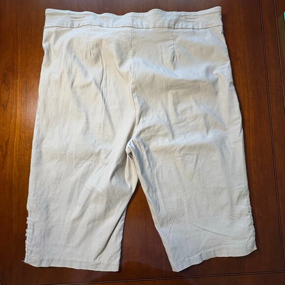 Lauren & Riley Beige Shorts Size 2X - Picture 4 of 5
